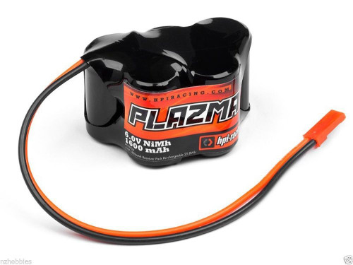 HPI 101936 Plazma 6.0V 1600mAh 5 Cell NiMH Hump Receiver Battery for NITRO TC3