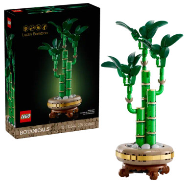 LEGO Botanicals Lucky Bamboo Building Set for Adults, Decor for Home or Office 10344