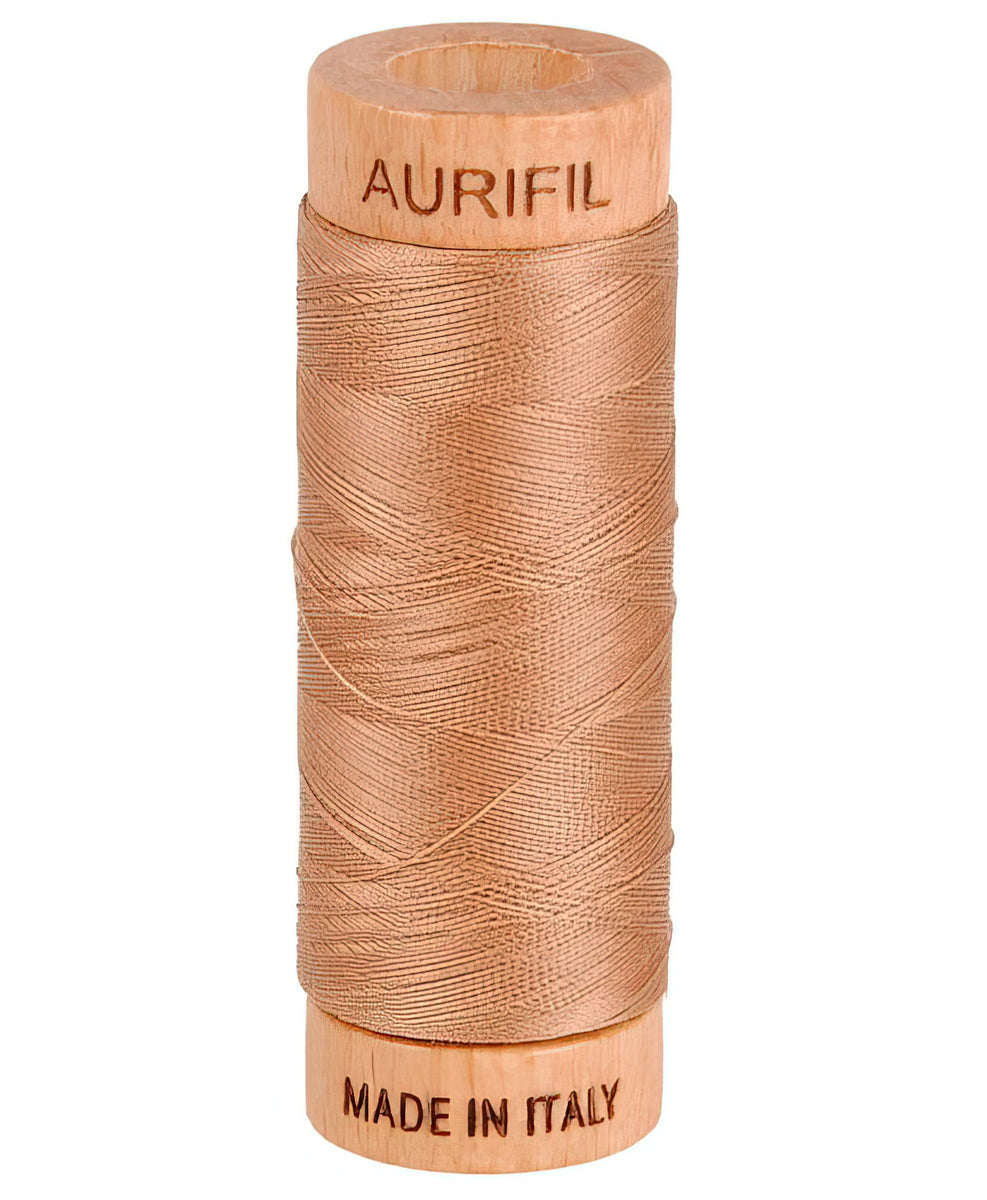 Aurifil - Cafe au Lait Mako Cotton Thread Solid 80wt 300yds