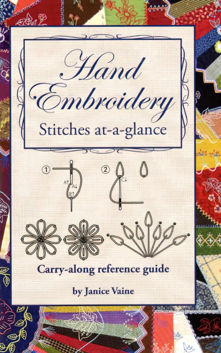 Hand Embroidery Stitches at-a-glance Booklet by Janice Vaine