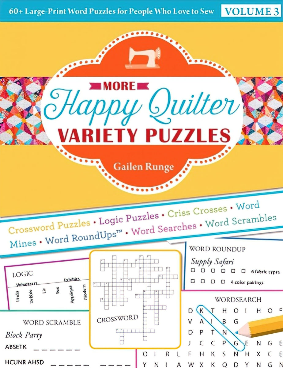 More Happy Quilter Variety Puzzle - Volume 3