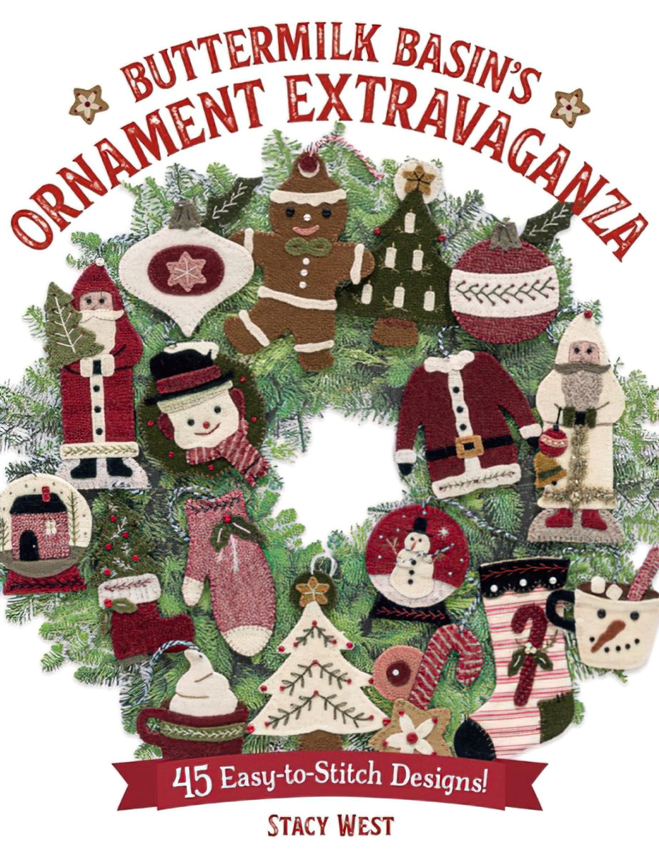 Buttermilk Basin Ornament Extravaganza Book by Stacy West