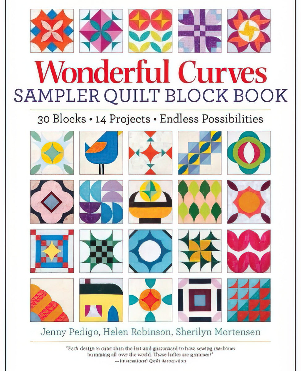 Wonderful Curves Quilt Block Book by Jenny Pedigo