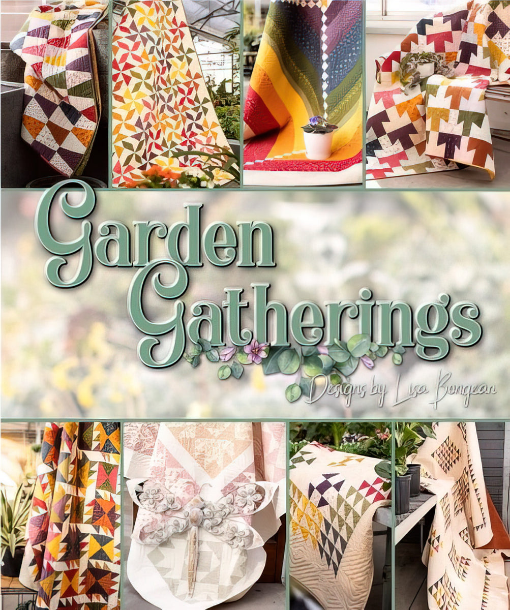 Garden Gatherings Quilt Book by Lisa Bongean / Primitive Gatherings