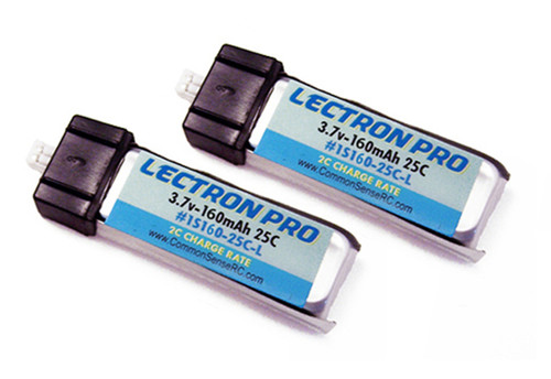 New 2 Lectron 1S 3.7V 150mAh 25C Lipo Battery FOR ParkZone Night Vapor T-28 J-3