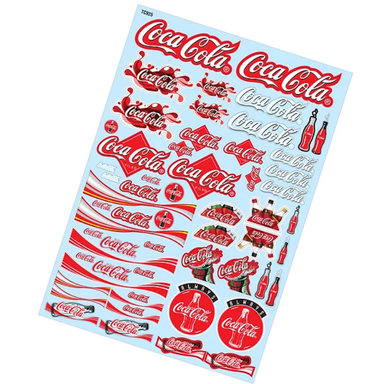 Team C Racing TC925 1/10 Coca-Cola A4 Sticker Set