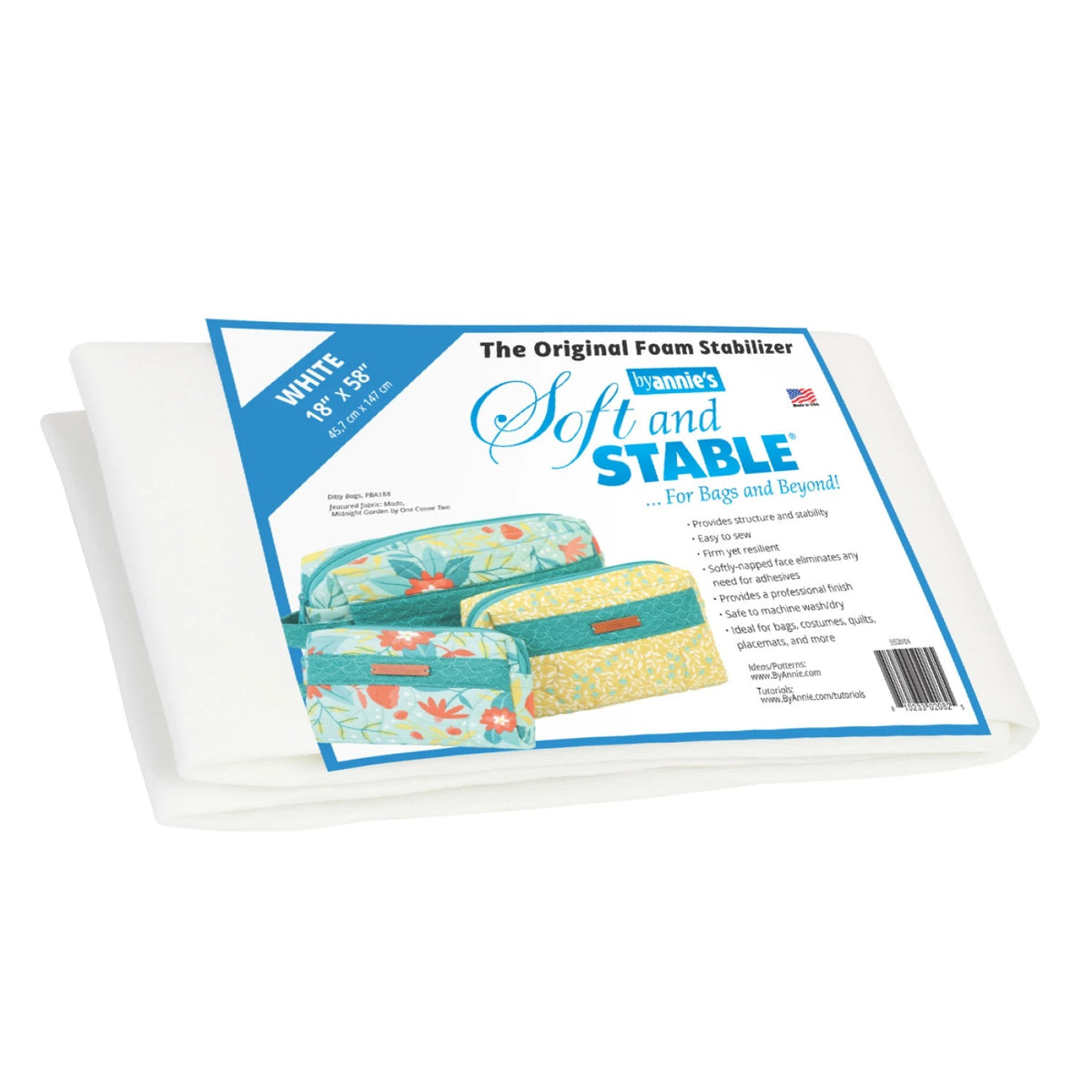 By Annies Soft and Stable - 18 in x 58 in - White