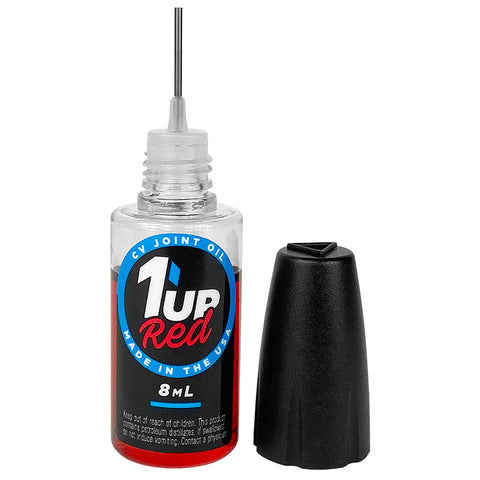 1UP Racing 1UP120402 Red CV Joint Oil, 8ml Oiler Bottle