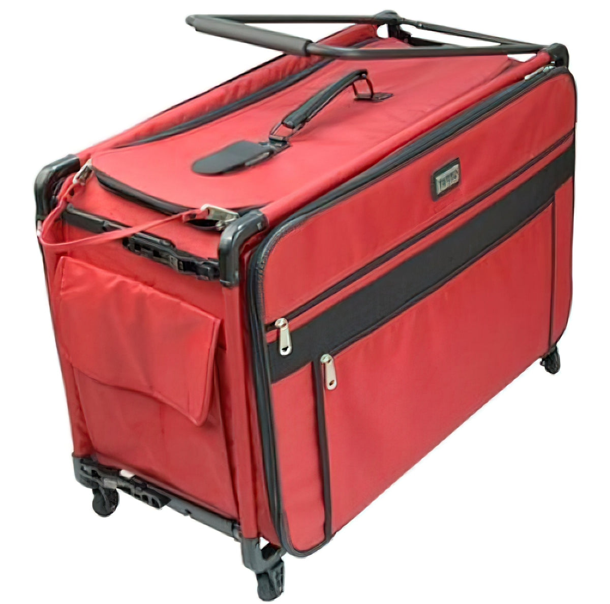 Tutto Sewing Machine Case On Wheels 2X Large - Red