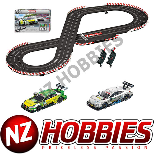 Carrera 20025234 DTM Speed Duel Evolution Analog Electric Slot Car Racing Track Set 1:32 Scale
