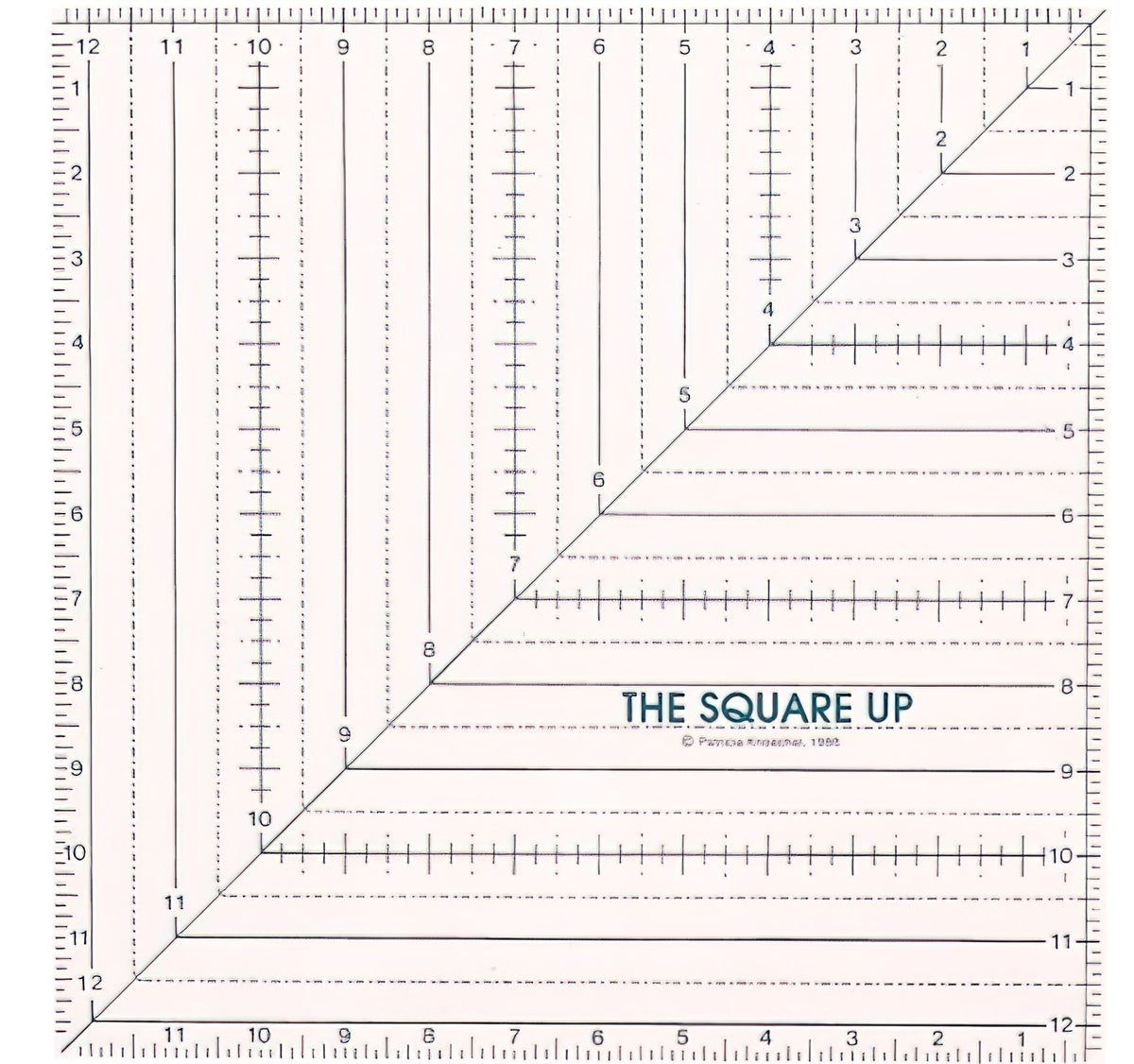 12 1/2 Square Up Ruler by Quilt in a Day
