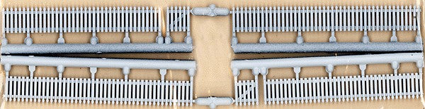 JL Innovative Design 361-705 HO Scale White Picket Fence Clean
