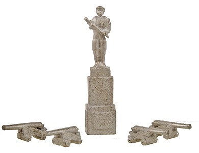 The N Scale Architect 20048 Hero's Park Monument Metal Unpainted Kit