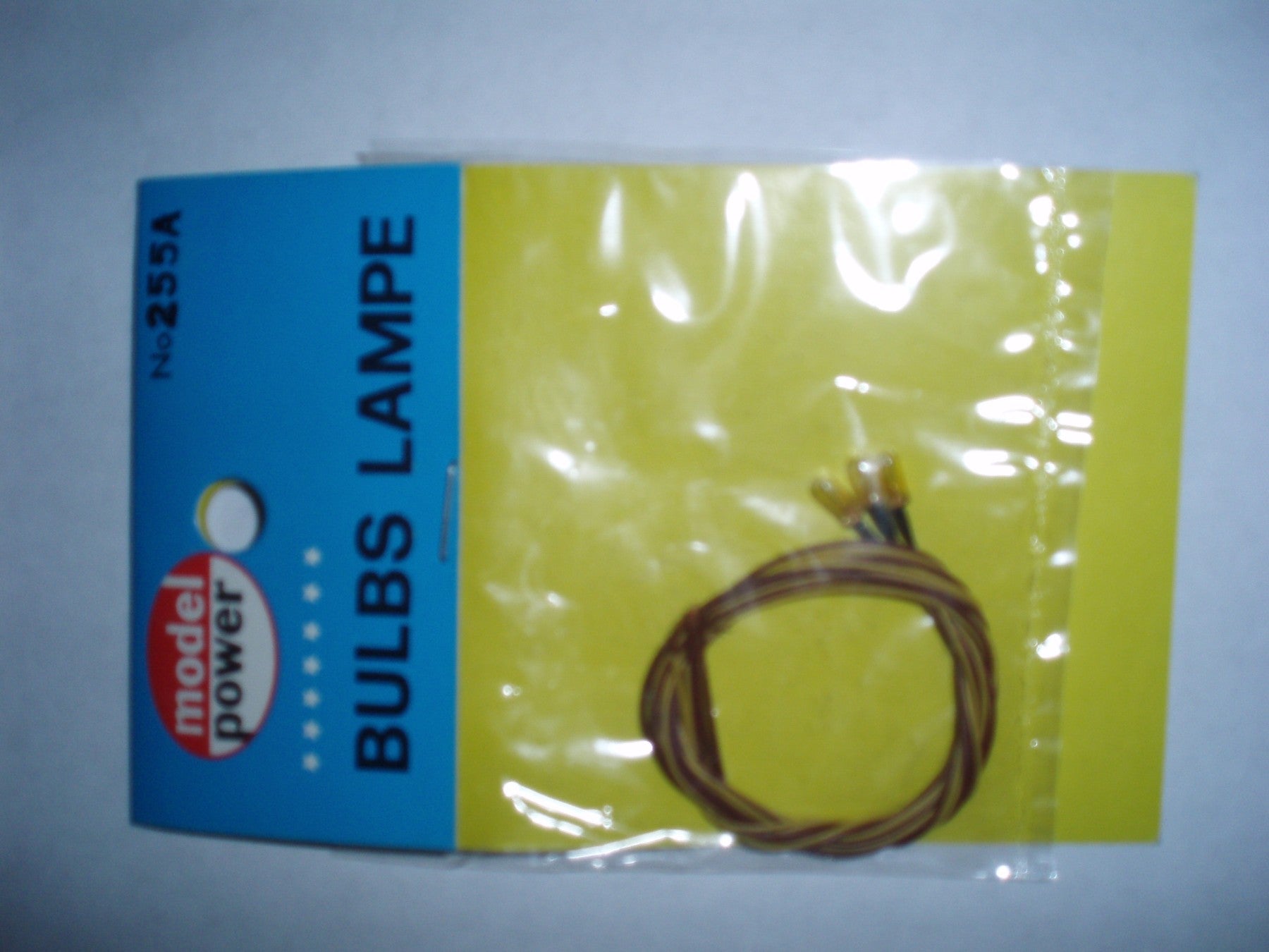 Model Power 255 14 Volt Amber GOR Light Bulb with Wires (Pack of 3)