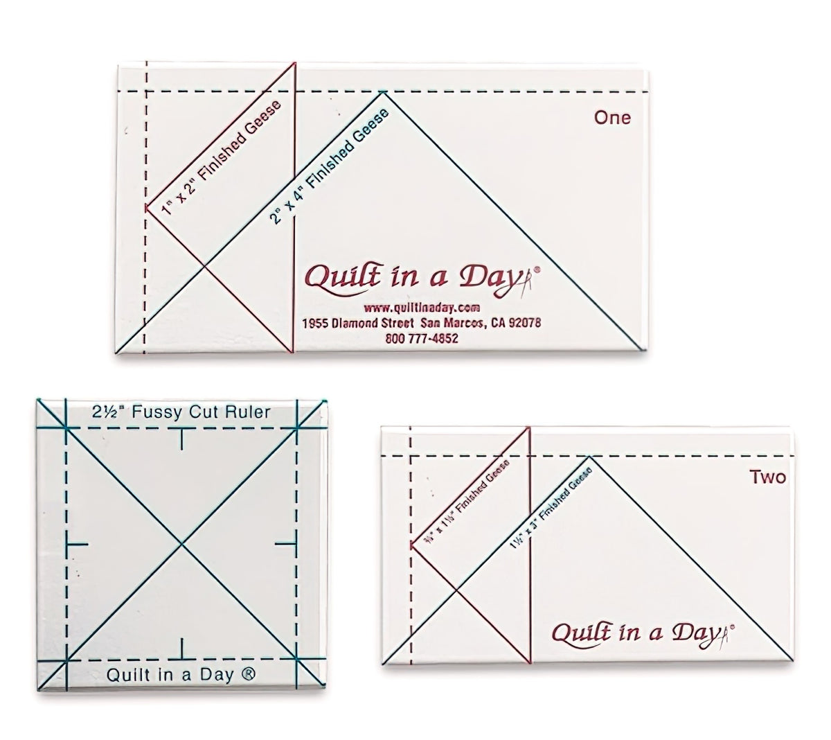 Mini Geese Ruler Set by Quilt in a Day