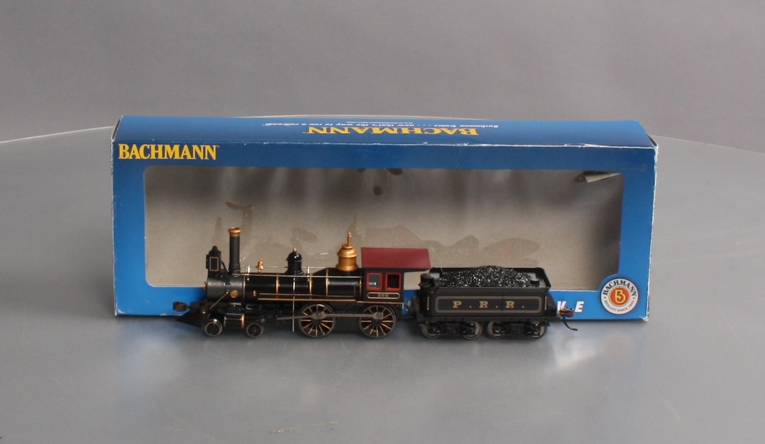 Bachmann 51005 HO Pennsylvania 4-4-0 American Steam Loco w/Coal Tender Load