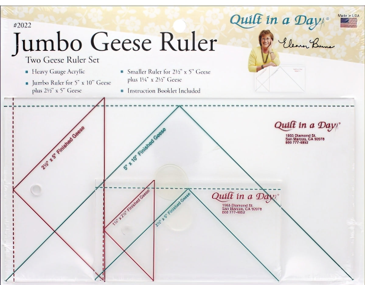 Jumbo Geese Ruler Set by Quilt in a Day