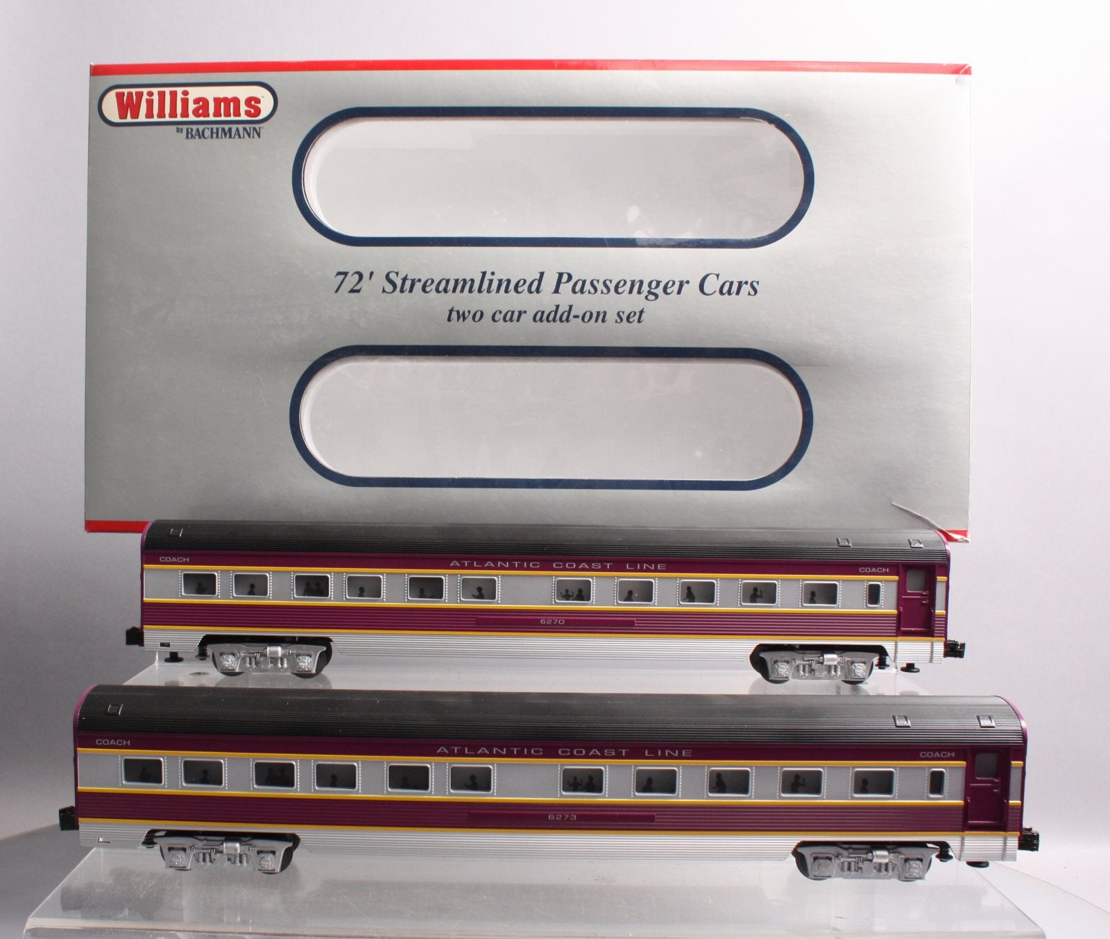 Williams 43101 O ACL 72 Ft. Streamline Passenger 2-Pack