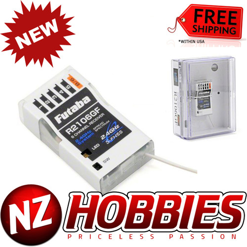 Futaba R2106GF 6CH 2.4GHz S-FHSS Micro Receiver 2PL # FUTL7605