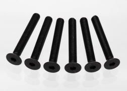 Traxxas TRA2533 Screws, 4x30mm countersunk machine (hex drive) (6)