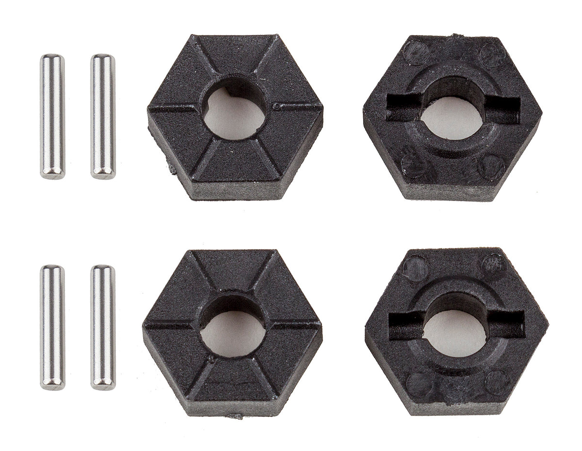 Team AssociatedASC25820 Rival MT10 Wheel Hexes, 12mm