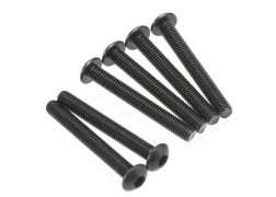Traxxas Screws, 3x23mm Button-Head Machine (hex drive) (6) (2591)