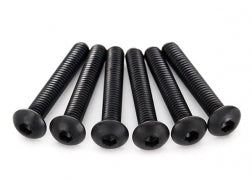 Traxxas TRA2597 Screws, 4x22mm button-head machine (hex drive) (6)