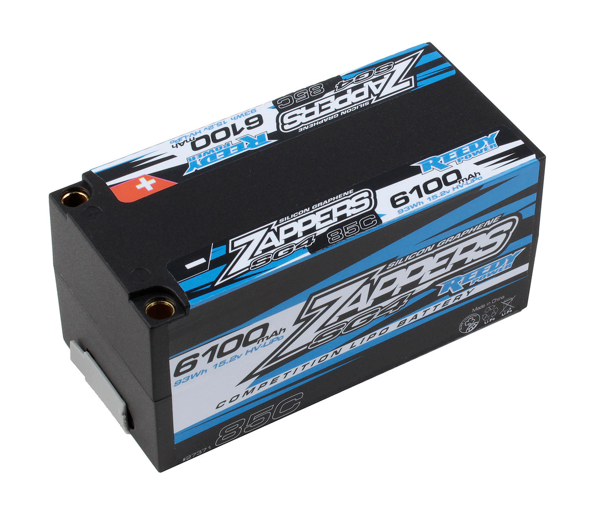 Team AssociatedASC27371 Reedy Zappers SG4 6100mAh 85C 15.2V Shorty Battery Pack