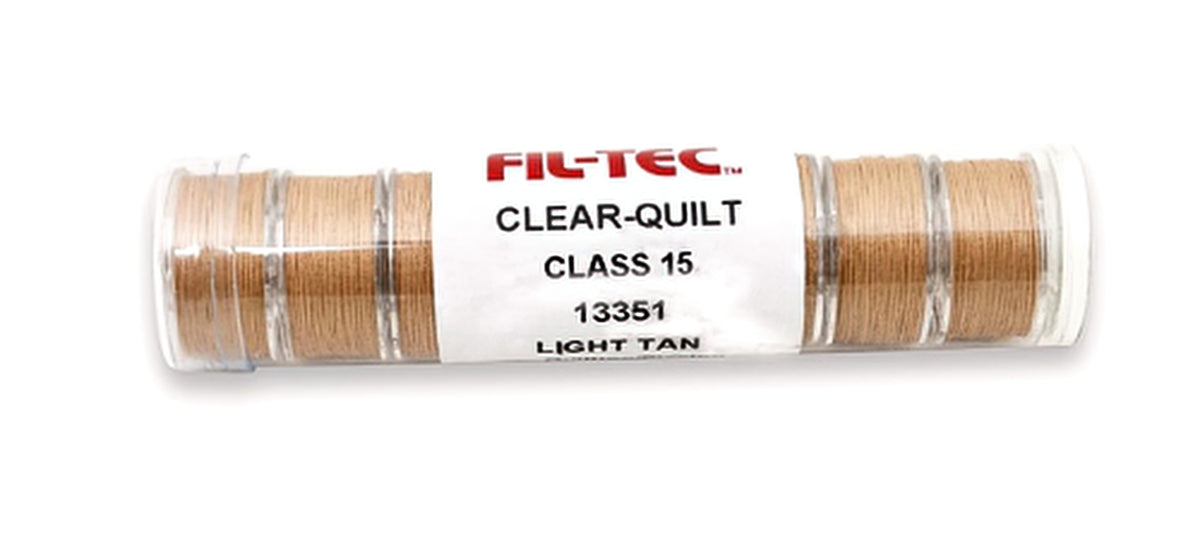 Prewound Bobbins 15 Class Cotton Light Tan