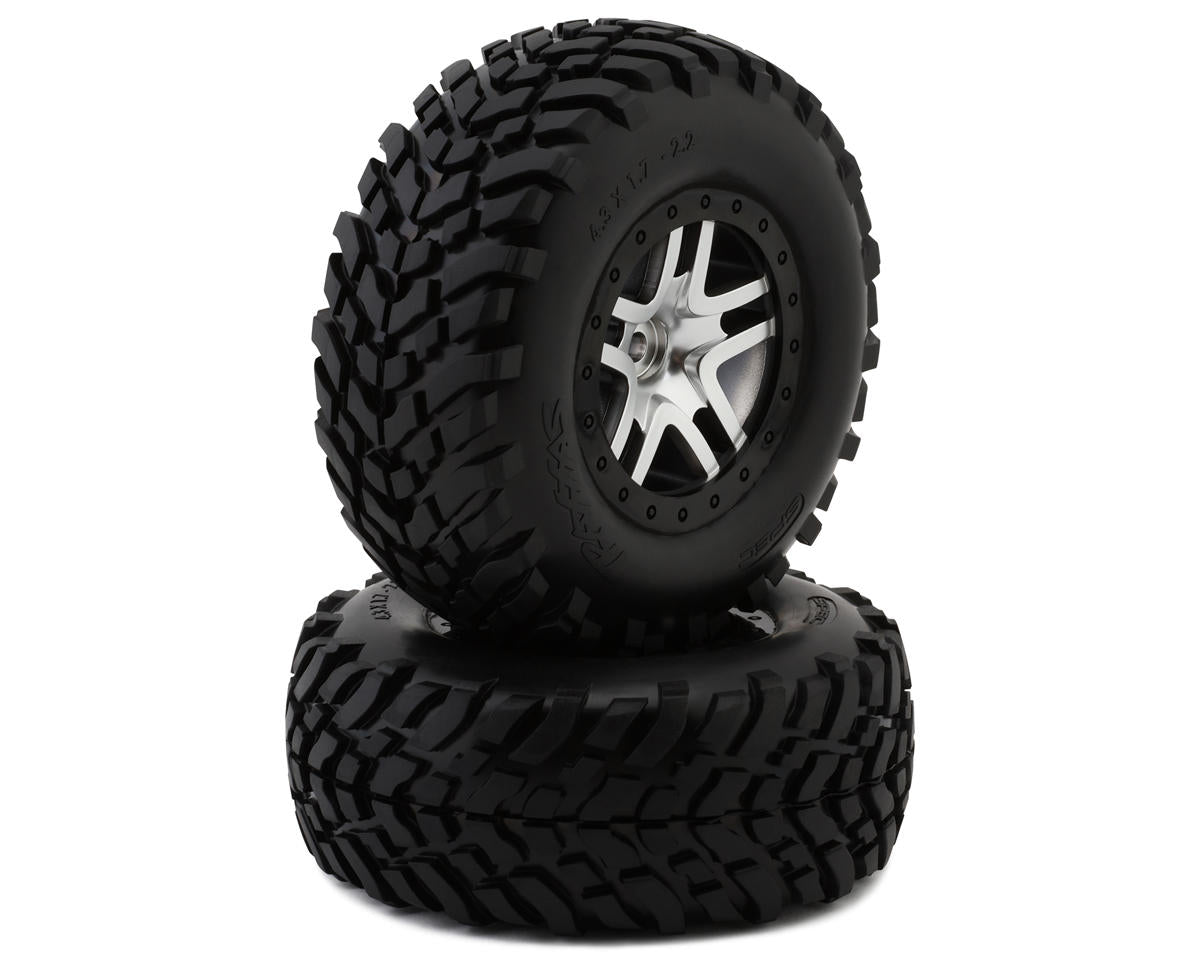 Traxxas TRA6892 Tires & wheels, assembled, glued (SCT Split-Spoke