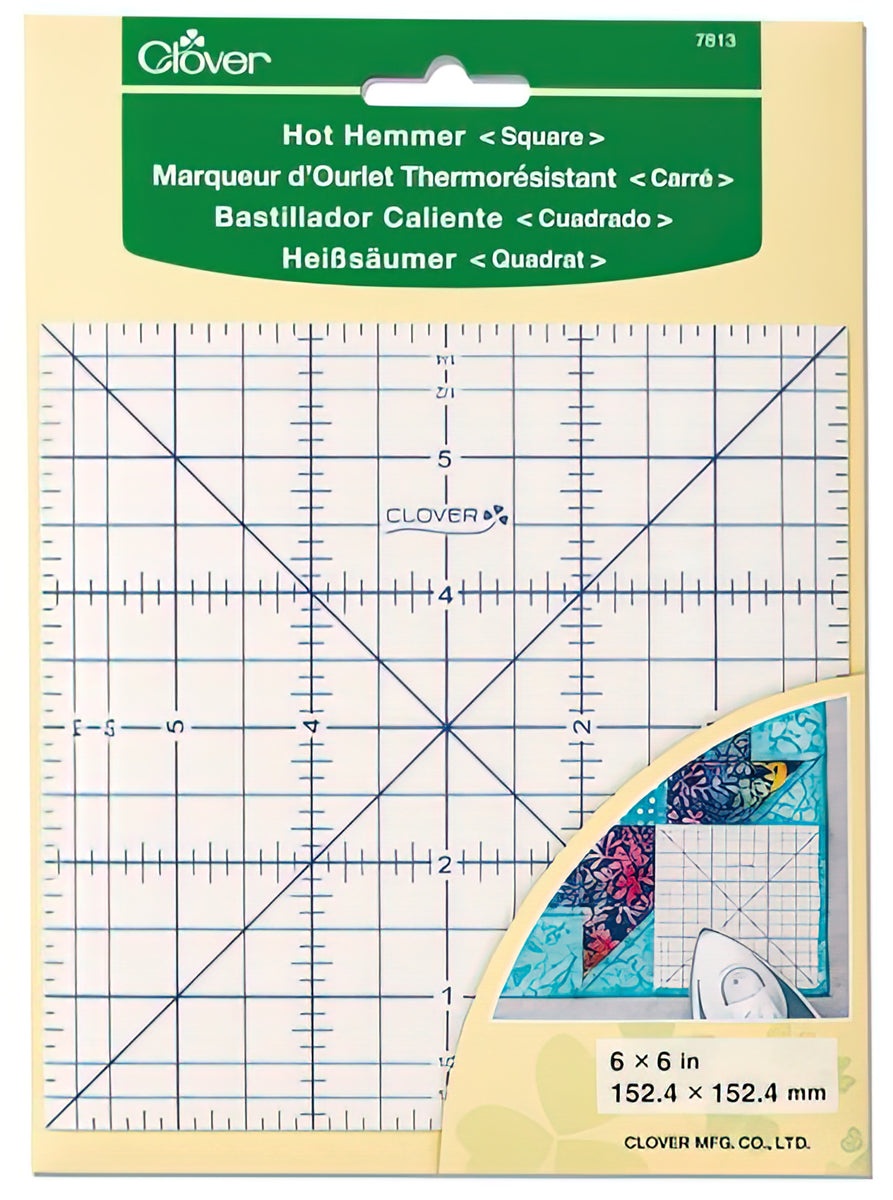 New Clover - SQUARE - Hot Hemmer Pressing Tool
