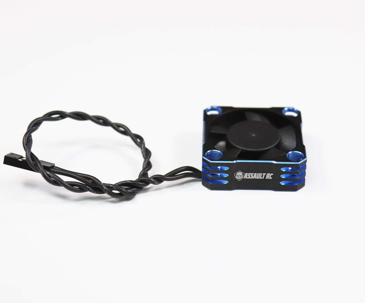 Aluminum 30x30mm Ball Bearing High Speed Fan (Blue)