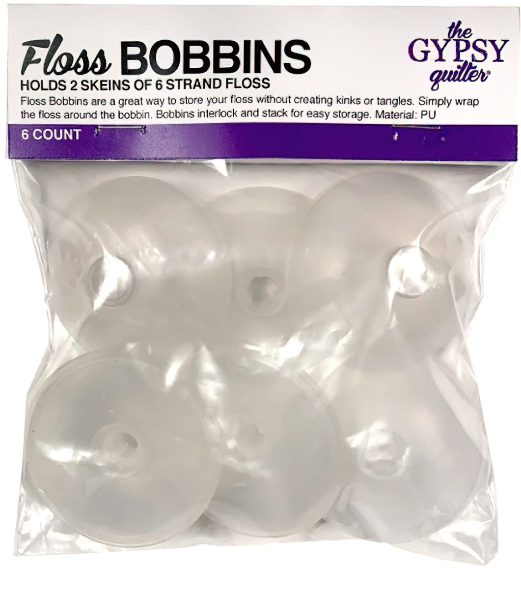 Floss Bobbins 6 count by The Gypsy Quilter