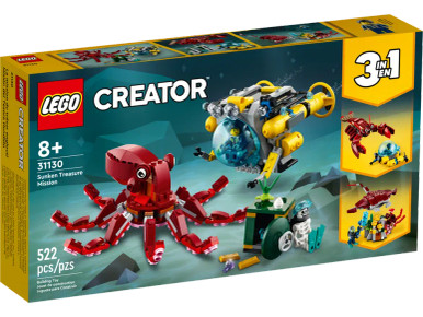 Lego 31130 Creator 3 in 1 Sunken Treasure Mission