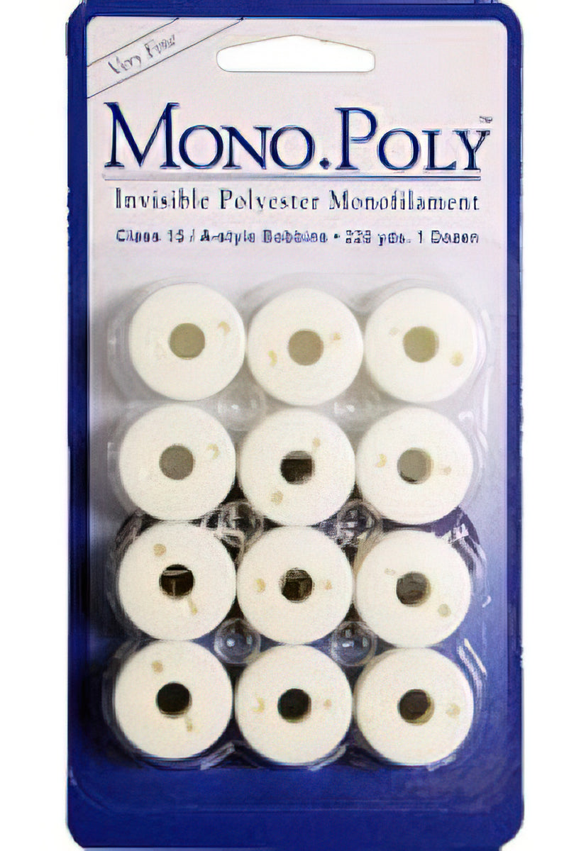 Superior Threads MonoPoly Clear Prewound Bobbins