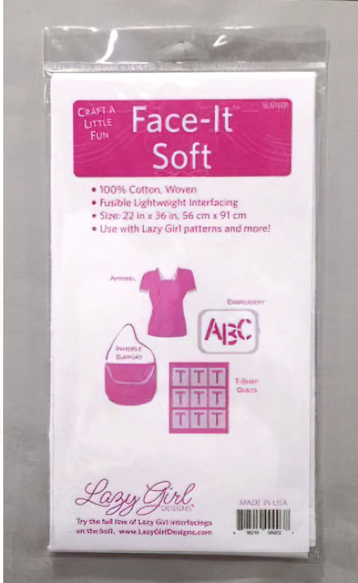 Face It Soft Fusible Interfacing 22 x 1 yd by Lazy Girl Designs