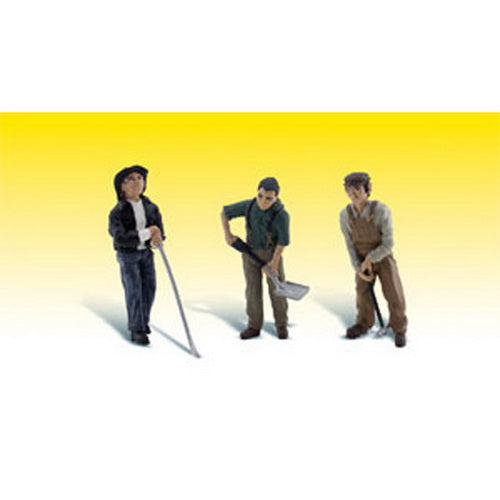 Woodland Scenics A2562 G Scenic Accents Rail Worker Figures (Set of 3)