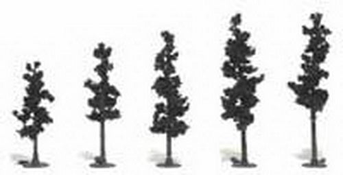 Woodland Scenics TR1104 2/2.5"-4" Conifer Green Realistic Tree Kit (Pack of 42)