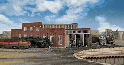 Walthers 933-3261 N Scale Modern Roundhouse Addition 3Add-On Stalls Building Kit