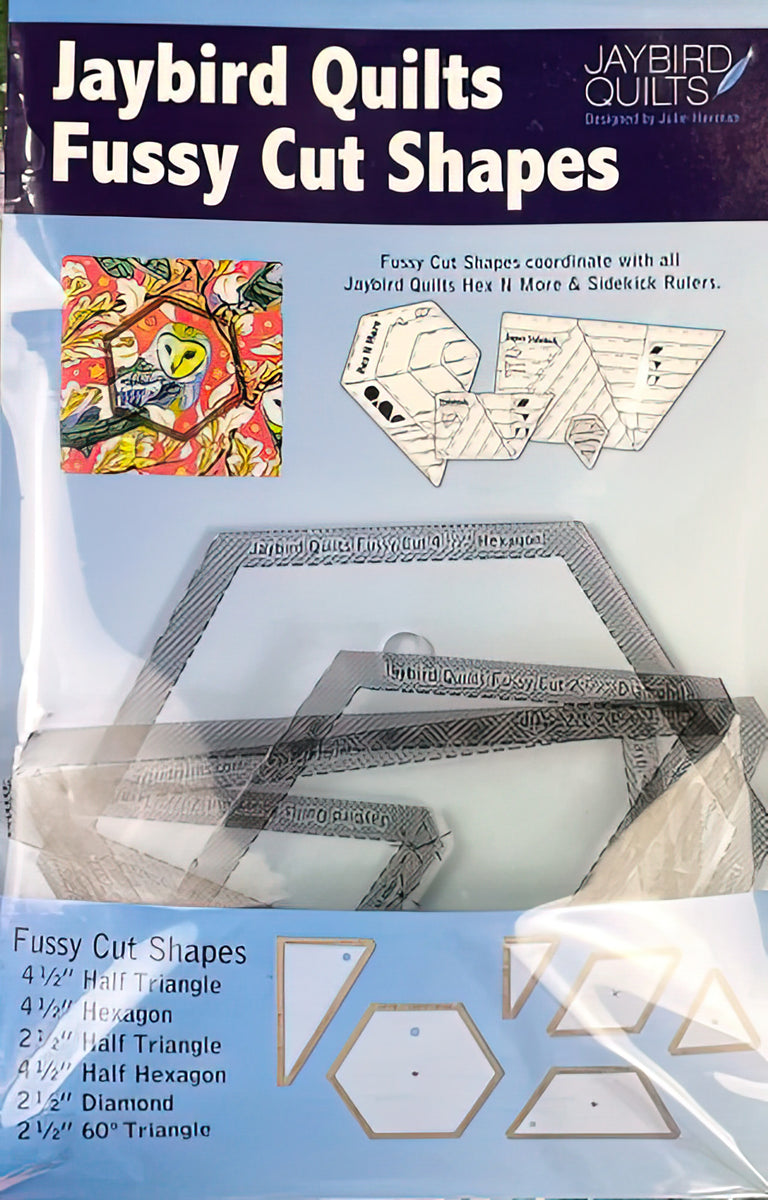 Jaybird Quilts Fussy Cut Shapes 6 Template Set