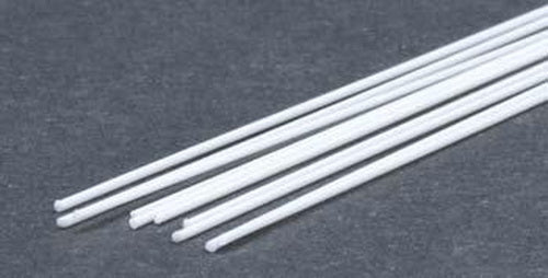 Evergreen Scale Models 219 .025" x 14" Polystyrene Round Rod (Pack of 10)