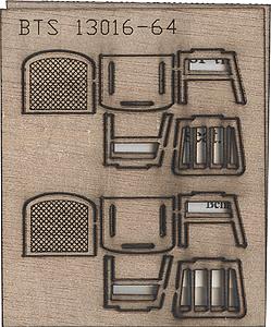 B.T.S. 13016 O Wood Chairs Straight