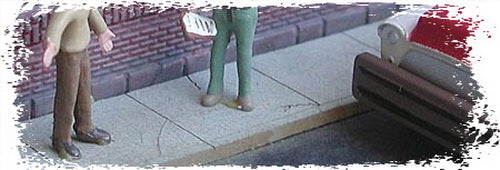Bar Mills 0684 O Sidewalk Kit 100 Scale Feet