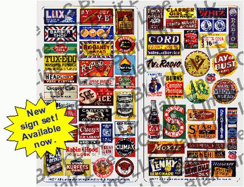 Blair Line 039 N Porcelain Advertising Signs II
