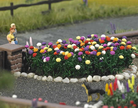 Busch 1219 HO Dahlias (120)