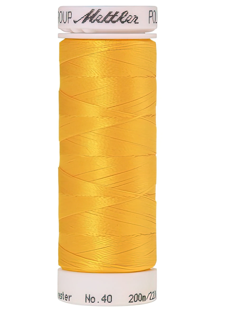 Mettler - Poly Sheen Polyester Embroidery Thread 40wt 220yd Canary