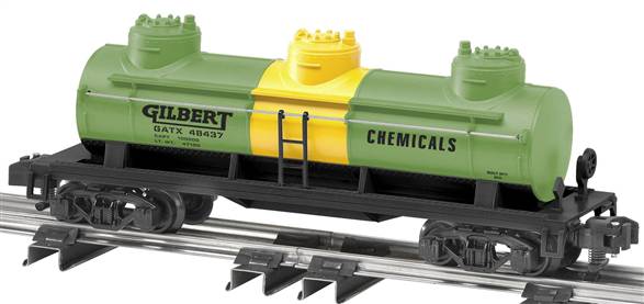 American Flyer 6-48437 S Gauge Gilbert Petroleum Chemicals 3-Dome Tank Car
