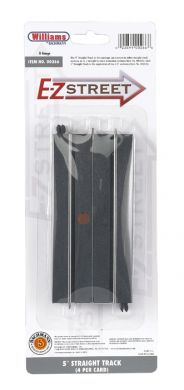 Bachmann 00266 O E-Z Streets 5" Straight Tracks (Pack of 4)