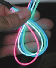 Miller Engineering 25033 Electroluminescent Wire Kit .090" Diameter Blue
