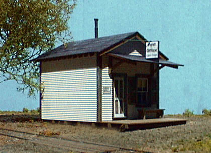 B.T.S. 17233 O Scale Cabin Creek Post Office Craftsman Building Kit